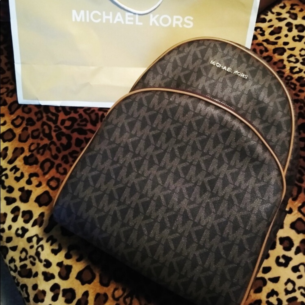 Large MK print Backpack